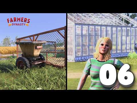 Am primit un fertilizator de la Lydia dupa ce am ajutat-o!! Farmer's Dynasty 06