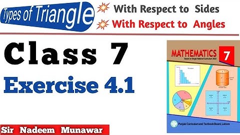 Class 7 Exercise 4.1 SNC Maths Ex 4.1 Punjab Text Book Board Maths PTCB Maths Class 7 Sir Nadeem