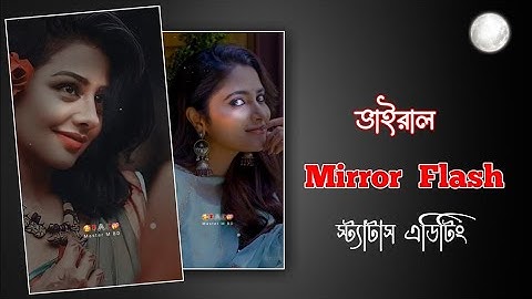 New Reels Mirror Flash Status Video Editing - New Status Video Editing In Alight Motion