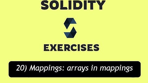 20- Mappings: add arrays as values