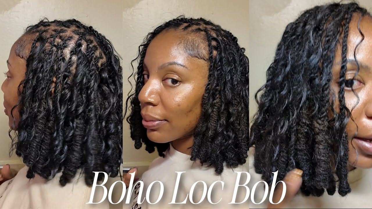 Loc Vlog| Boho Loc Bob on My 26.5 Inch Long Locs| Rebekah Elaine