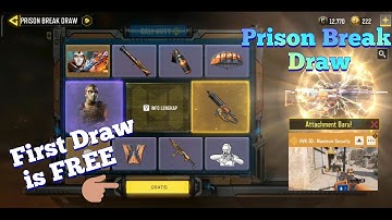 Prison Break Lucky Draw " First Draw ia FREE" || Call of Duty Mobile Garena Indonesia Season 11