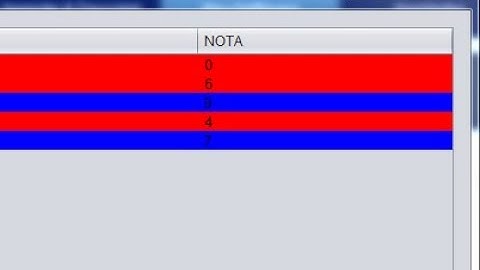 INSERINDO COR NA LINHA DO JTABLE ( Color jTable ) # 1