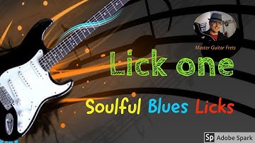 Soulful Blues Licks in Bm Lick 1