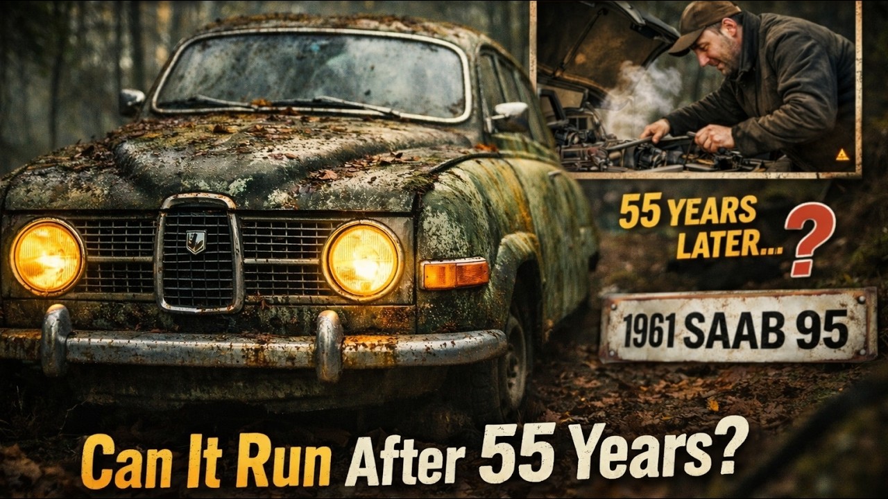 “Abandoned Two-Stroke SAAB | Can It Run After 55 Years in the Woods?