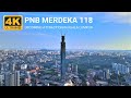 PNB Merdeka 118 Tower In Ultra HD 4K | World's Top 3 Tallest Building | Kuala Lumpur | Malaysia