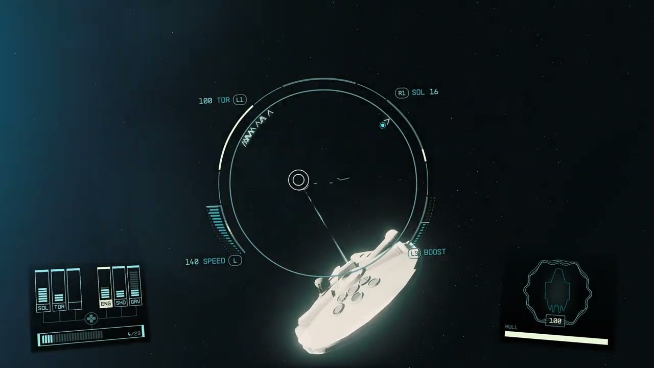 Millennium Falcon Starfield Space