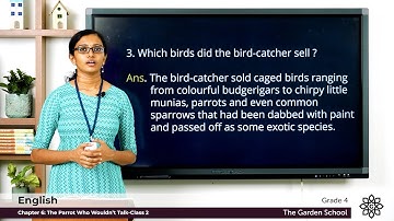 Grade 4 English Chapter 6 Class 2 The Parrot who wouldn