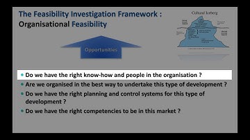 5  Business planning tools - The Feasibility Framework Ch 04   Organisational Feasibility