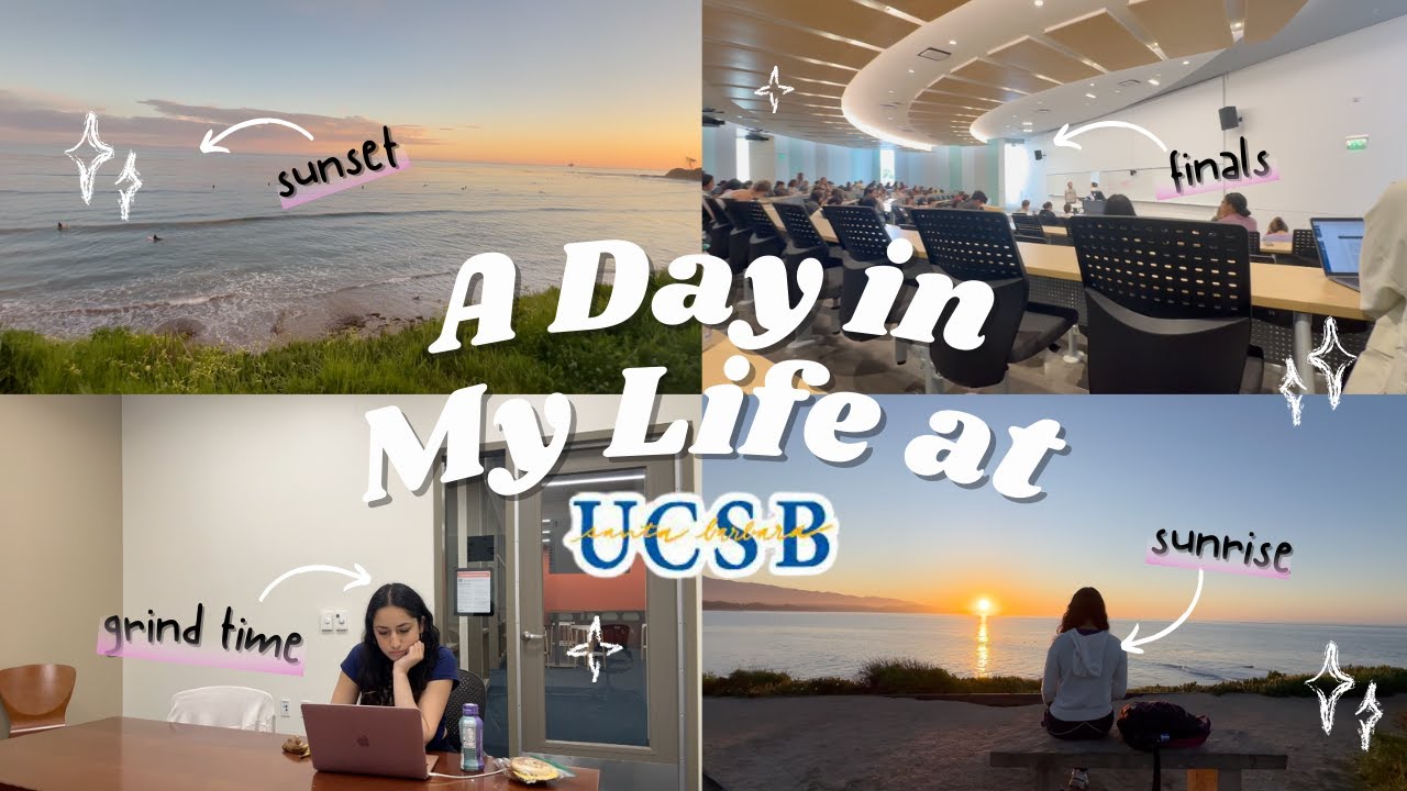 A Day in My Life at UCSB *Finals Week Edition* (5:30 AM - 10 PM) - YouTube
