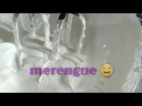 Vídeo: Quando o merengue é cozido?