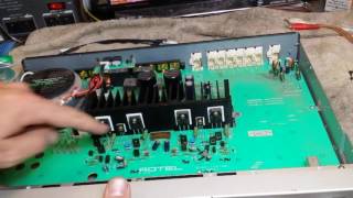 Servicing a Rotel RA-01 Integrated amplifier