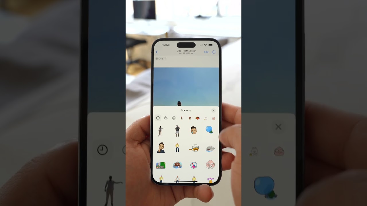 iOS 17 Features Part 12: Animated Stickers 
