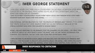 IWER RESPONDS TO CRITICISM