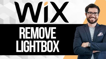 How to Remove Lightbox From Wix Website