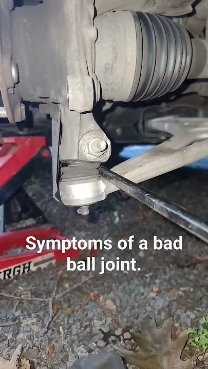 An easy way to diagnose a bad ball joint on a car.