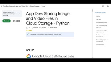 App Dev: Storing Image and Video Files in Cloud Storage - Python | Lab solution #arcade2025