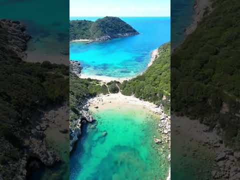 Corfu's beach with