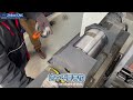 Use hand-held wire reel to install molybdenum wire