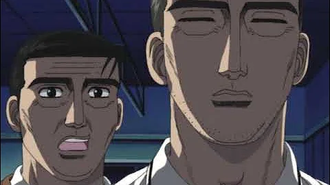 Initial D- Bunta Shows Yuichi the new AE86 Engine