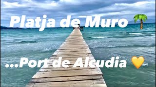 Platja de Muro 💛 Alcudia Rundfahrt 😎 Mallorca 🇪🇸 Top Ort 💛 Strand & Meer 🌴 Sonne & Wolken ⛅️ 23°