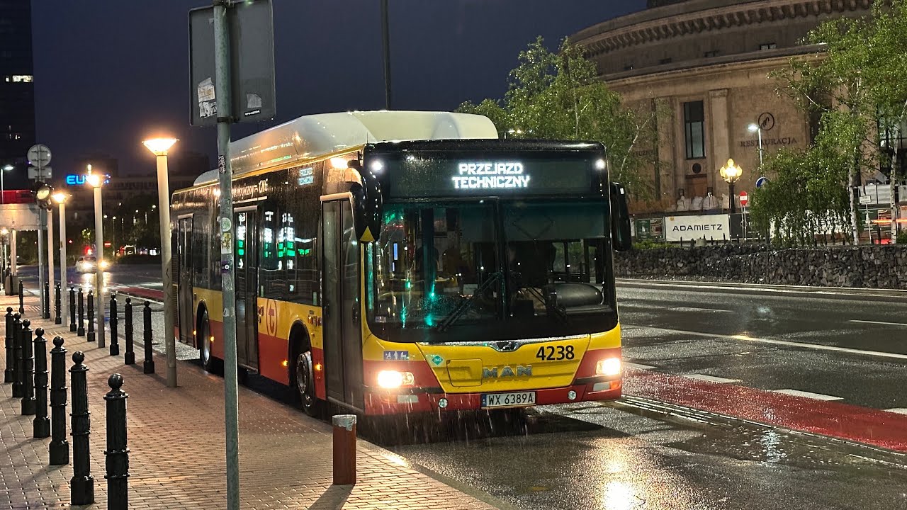 MAN NL313 Lion’s City CNG #4238 MZA Warszawa [🚍N41]