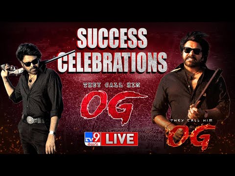 OG SUCCESS CELEBRATIONS LIVE | Pawan Kalyan | Sujeeth - TV9 - TV9