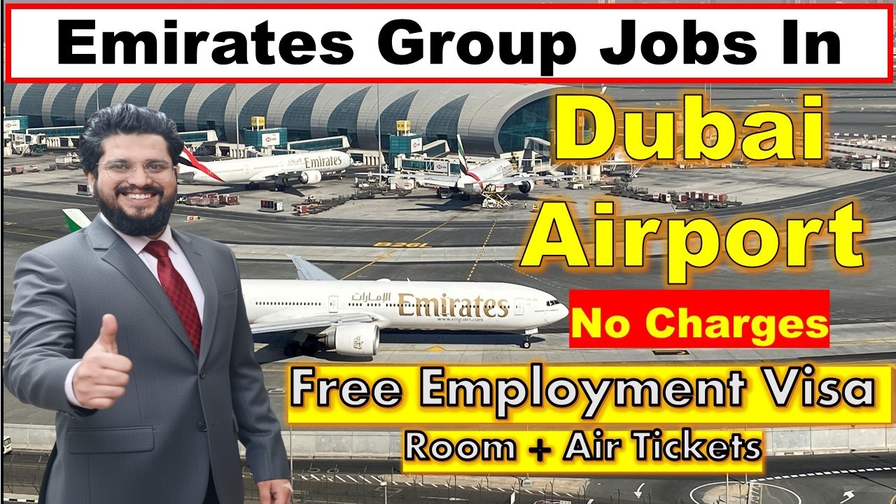 Emirates Group Jobs In Dubai Airport With Free Visa + Room + Air Tickets 2026 | Dubai Airport Jobs