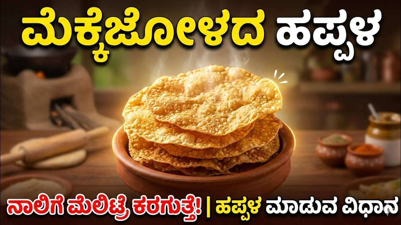 ಮೆಕ್ಕೆಜೋಳದ ಹಪ್ಪಳ ಮಾಡುವುದು ತುಂಬಾ ಸರಳ | Kannada cooking channel | Cute Bros vlog
