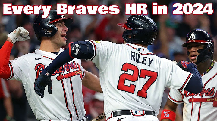 EVERY SINGLE Braves Home Run in 2024!