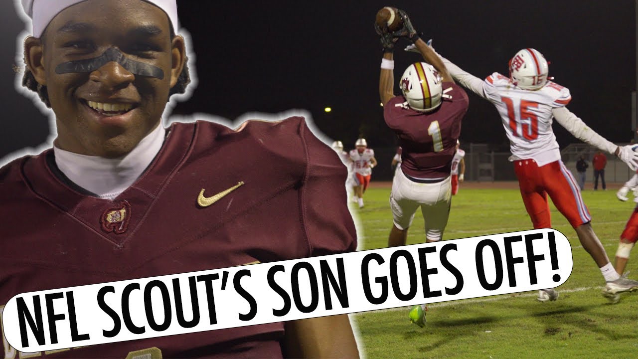 FRESHMAN PHENOM Austin Miller's INSANE Debut Playing For His Dad, NFL Scout Keith Miller.