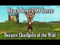 WildCraft: Reach level 200 horse - I became Champion of the Wild