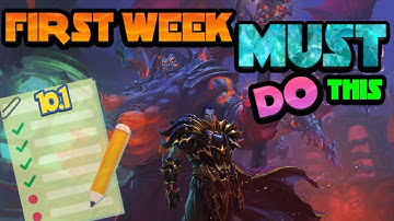 Your FIRST WEEK of 10.1 | MUST DO