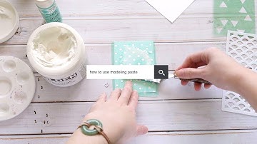 How to Use Modeling Paste - Ask an Artist 005