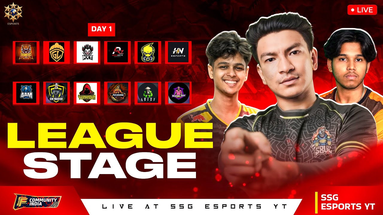 BATTLE OF INDIA | LEAGUE STAGE   DAY -1 FT. GODL, NG, NXT, METANINZA  PRESENTED BY - SSG ESPORTS 🇮🇳