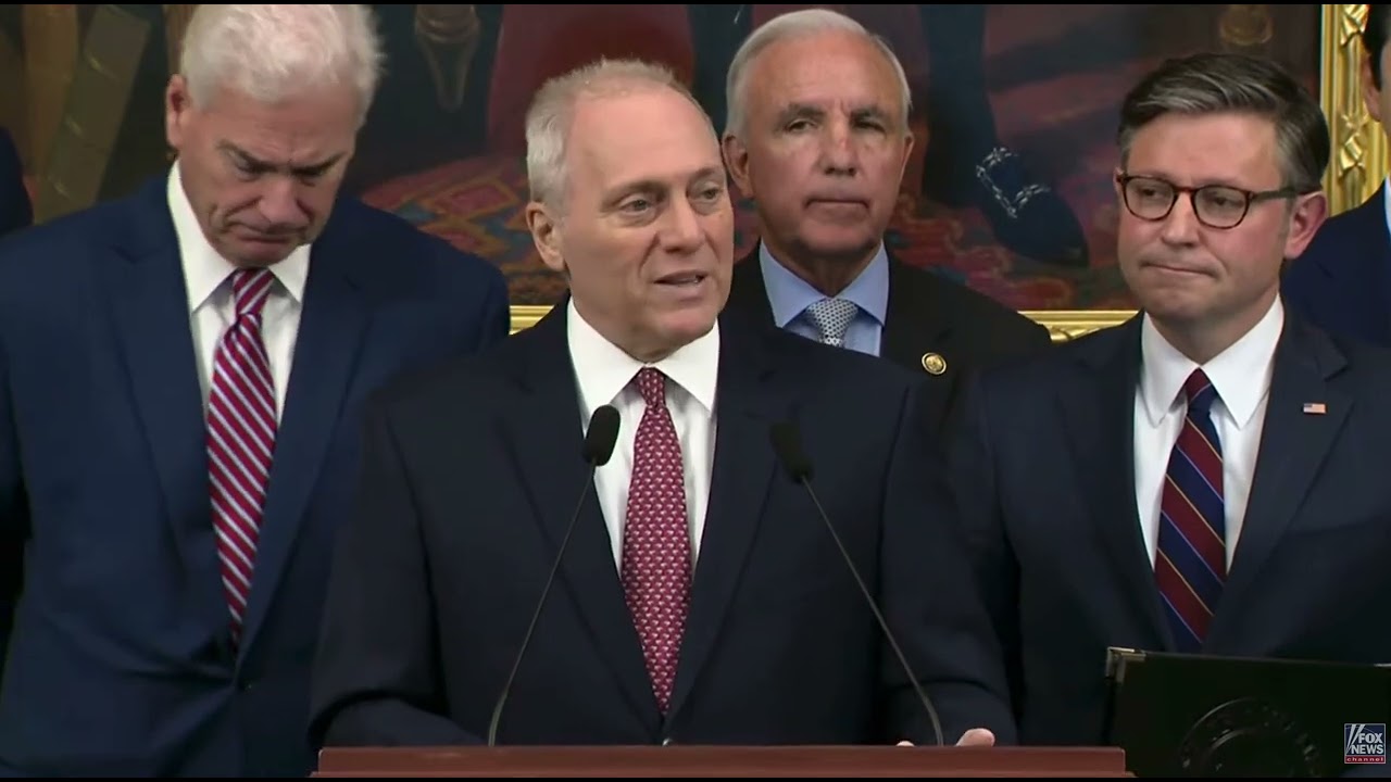 Пресс-конференция лидера большинства в Палате представителей Стива Скалиса | 6 ноября 2025 г.