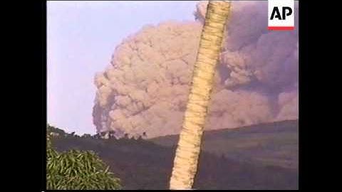 MONTSERRAT: VOLCANO ERUPTION