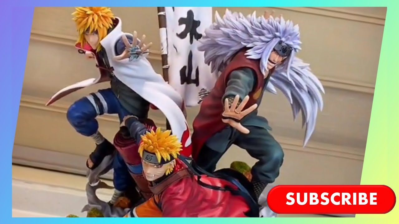 Naruto Shippuden Anime Model Namikaze Figme Minato JIRAIYA Uzumaki ...