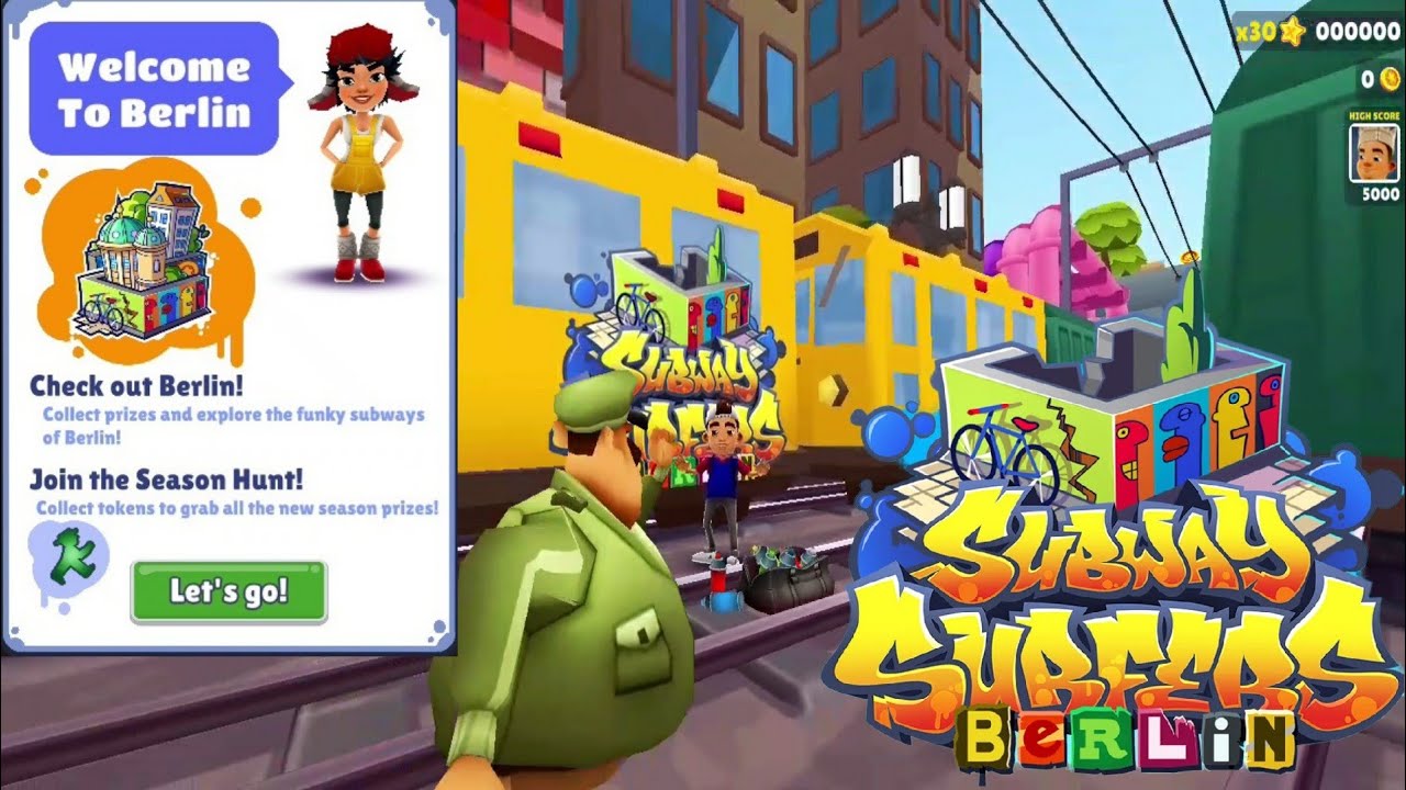 Subway Surfers: Berlin - Fullscreen Gameplay - YouTube