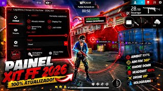 XIT FF 2026 😈 PAINEL HEADTRICK GRÁTIS ANDROID/iOS | 100% HS 📥 LINK DIRETO MEDIAFIRE