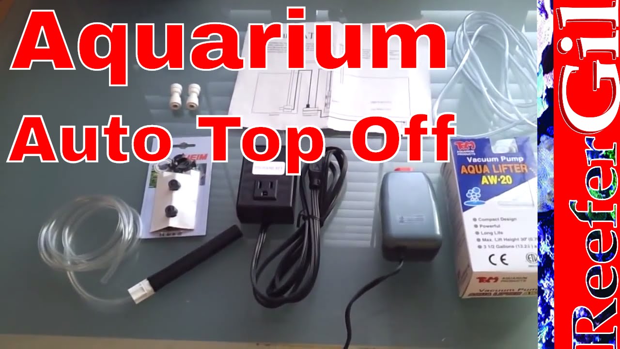 Tsunami AT1 Auto Top Off (ATO) System Demo Saltwater Aquarium YouTube