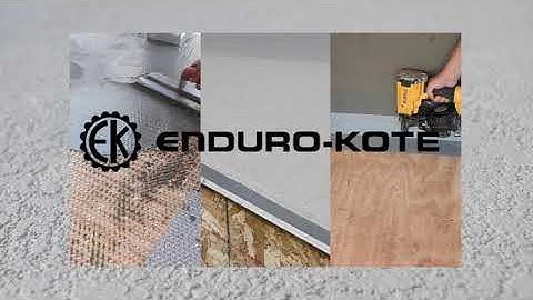 Enduro-Kote | Waterproof Deck Coating Installation Guide | CA