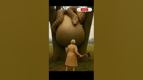 "Rescue Cow from Giant Python 🐍🐄🔥"#animal #funny #shorts #rescue #viral