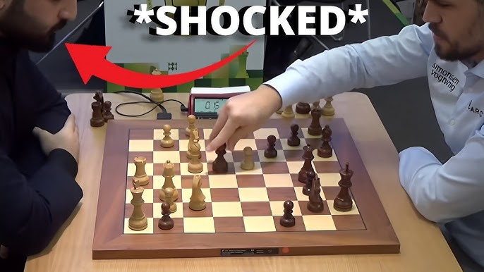 Hans Nieman cannot believe he blundered, Vidit Gujrathi vs Hans Niemann