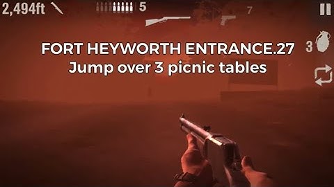 Into The Dead 2 Elite Chapter 4.27 - Jump over 3 Picnic Tables