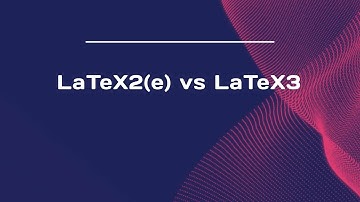 LaTeX2(e) vs LaTeX3