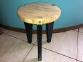 BANQUETA FÁCIL COM PINNUS REAPROVEITADO - wood stool