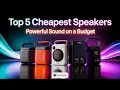 Top 5 Cheapest Powerful Bluetooth Speakers – Best Budget Bluetooth Picks! #Audio