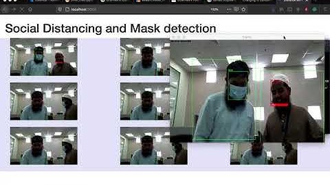 Surveillance - Social Distancing and Mask Detection