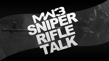 MW3 Multiplayer Sniper Rifle Breakdown - MW2 Gameplay | Chaos